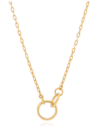 Anna Beck Gold Looped Circles Charity Necklace