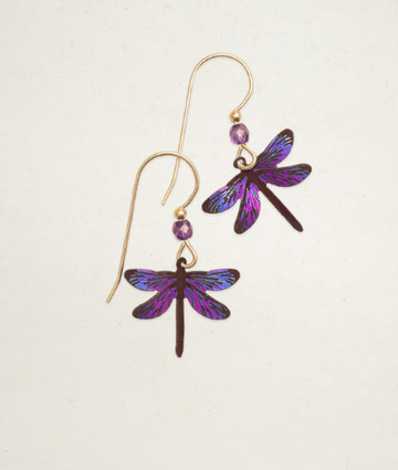 Holly Yashi Violet 'Dragonfly Dreams' Earrings