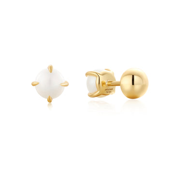 Ania Haie Gold Pearl Reversable Studs