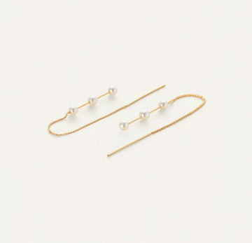 Jenny Bird Gold Sylvie Threader Earrings