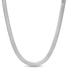 A.R.Z Steel 6mm Herringbone Chain 16 Inches
