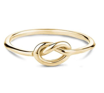 ARZ Gold Love Know Ring Size 8