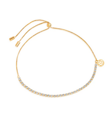 Sif Jakobs Gold 'Ellera' Tennis Pull Bracelet