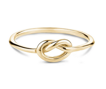 ARZ Gold Love Know Ring Size 7