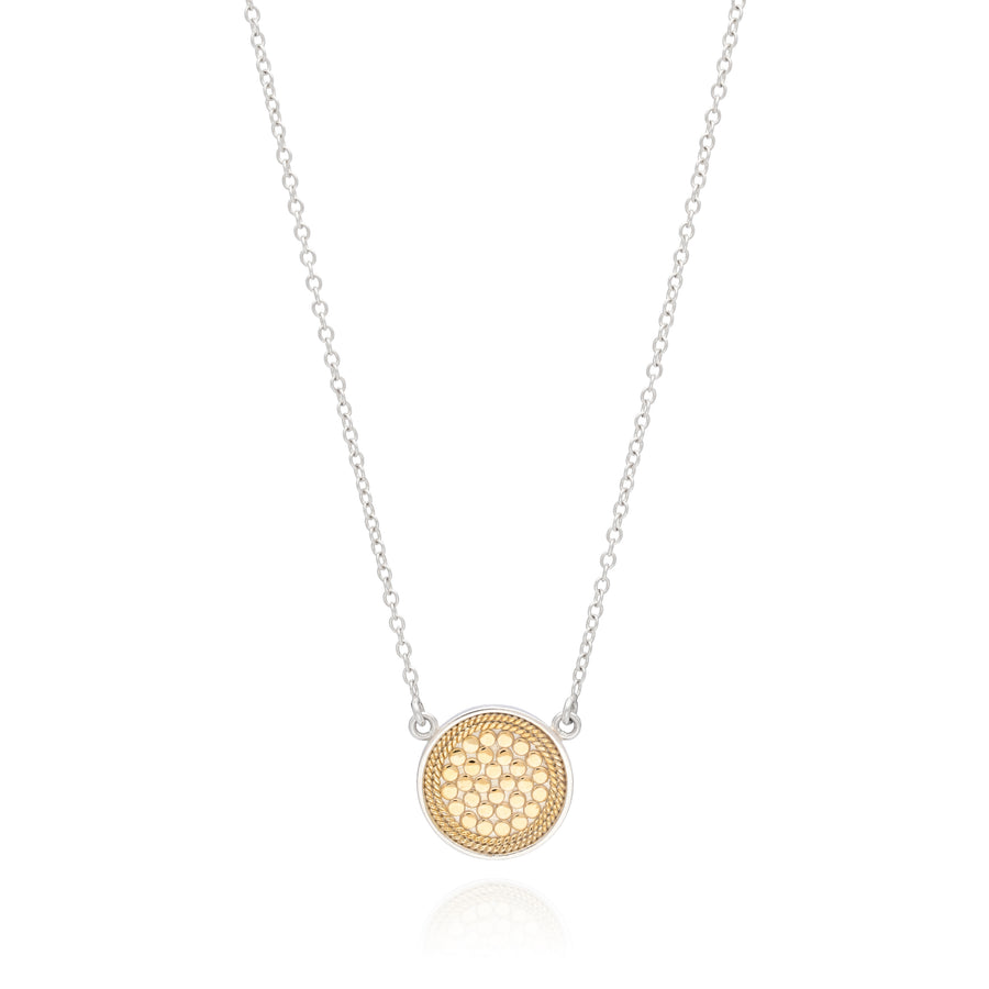 Anna Beck Disc Reversible Two Tone Necklace