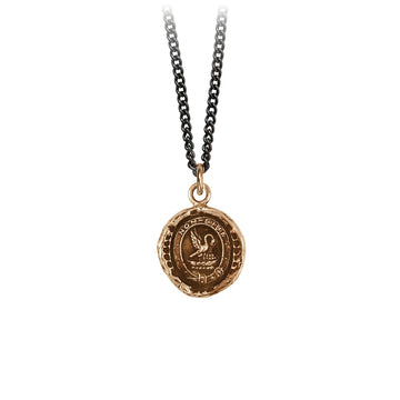 Pyrrha Bronze 'Selflessness' Necklace