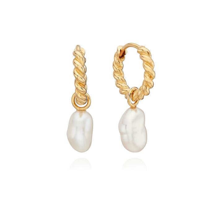 Anna Beck Keshi Pearl Charm Twisted Mini Earrings – The Vault