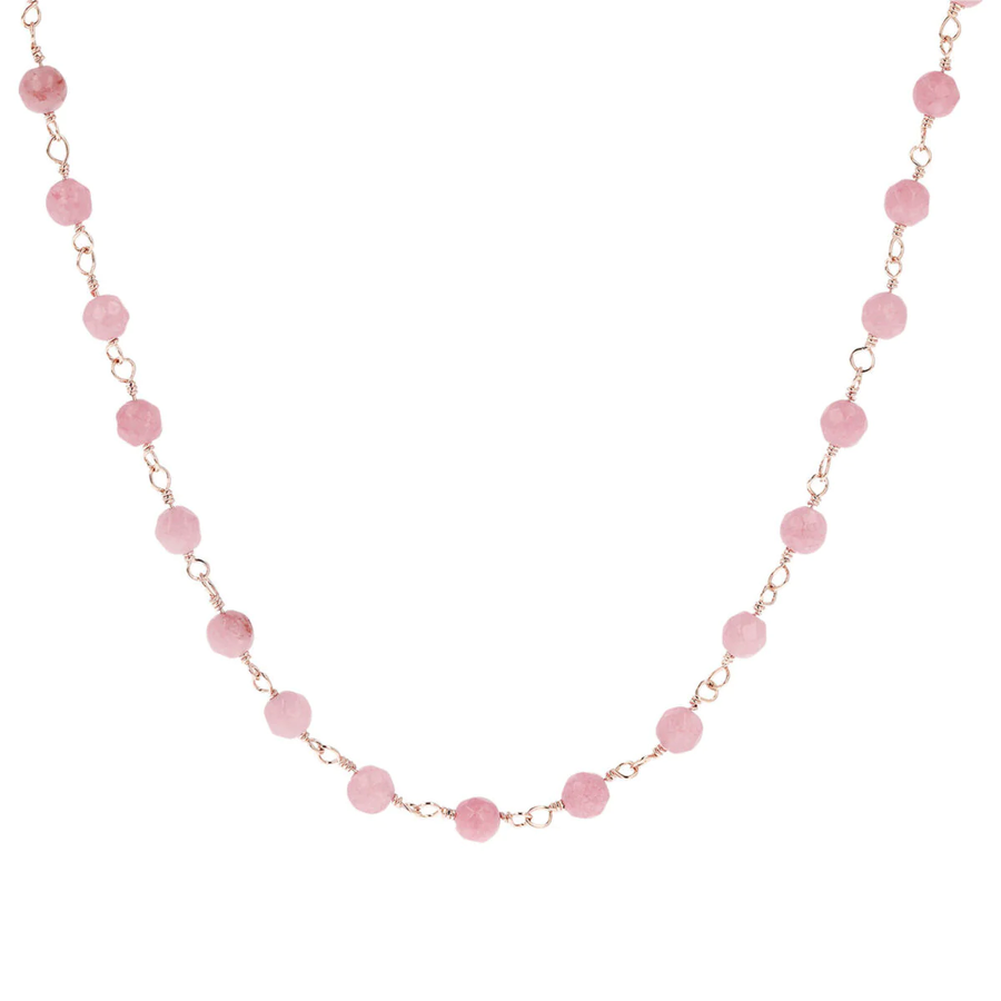 Bronzallure Rose Quartz Rosary 14