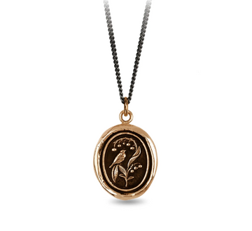 Pyrrha Bronze 'Return To Happiness' 18 Inch Necklace