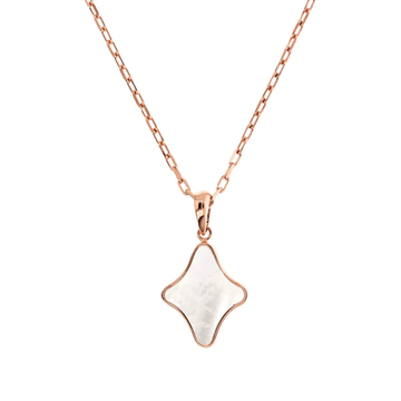 Bronzallure Mother Of Pearl Etoile Pendant Necklace