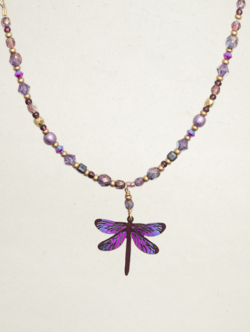Holly Yashi Violet 'Dragonfly Dreams' Beaded Necklace