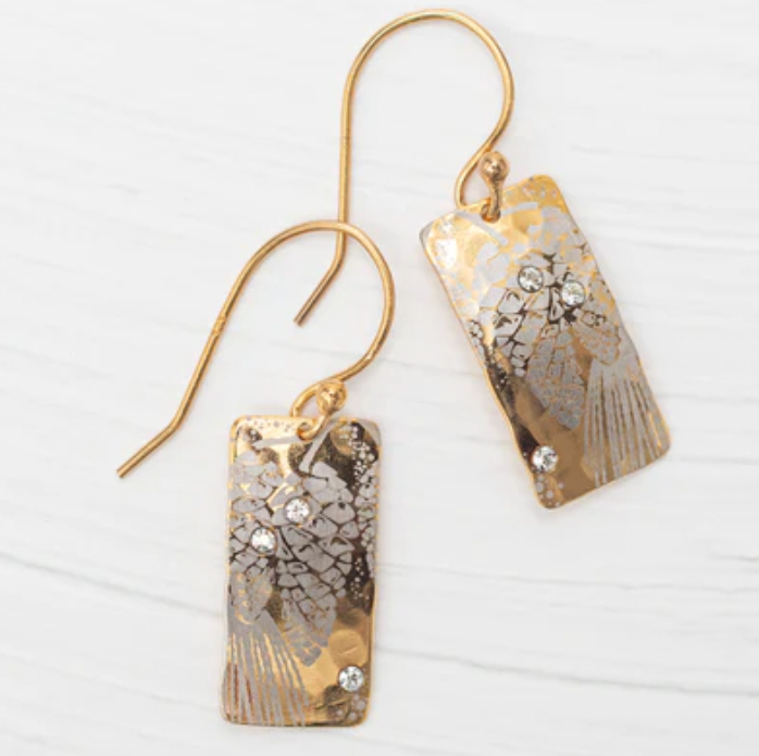 Holly Yashi Gold Radiant Petra Earrings