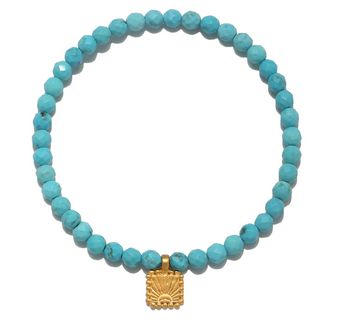 Satya Turquoise Sunrise Stretch Bracelet