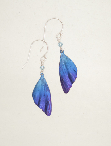 Holly Yashi Monarch Blue 'Flutterby' Earrings