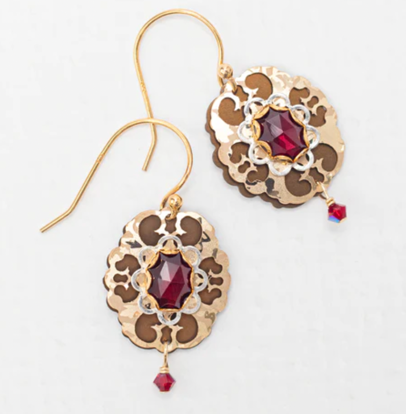 Holly Yashi Scarlet Anastasia Earrings