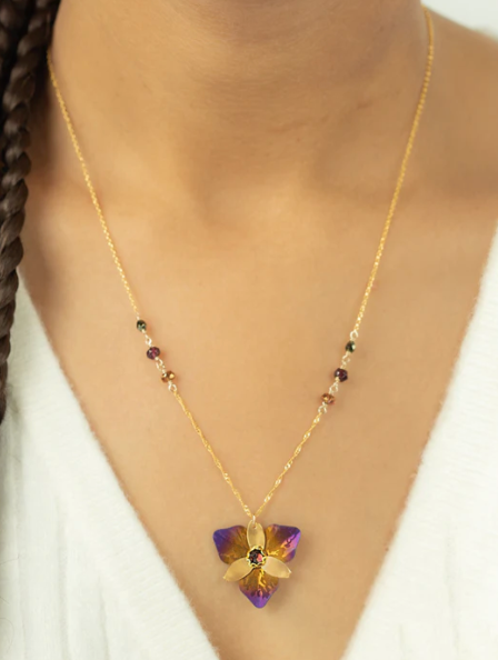 Holly Yashi Mulberry Orla Pendant Necklace