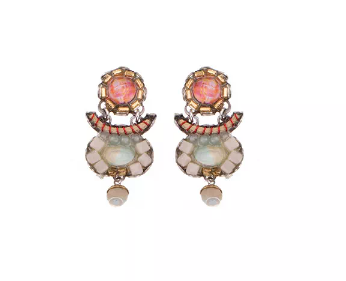 Ayalabar Pale Pink Spring Inspiration Small Aloris Earrings