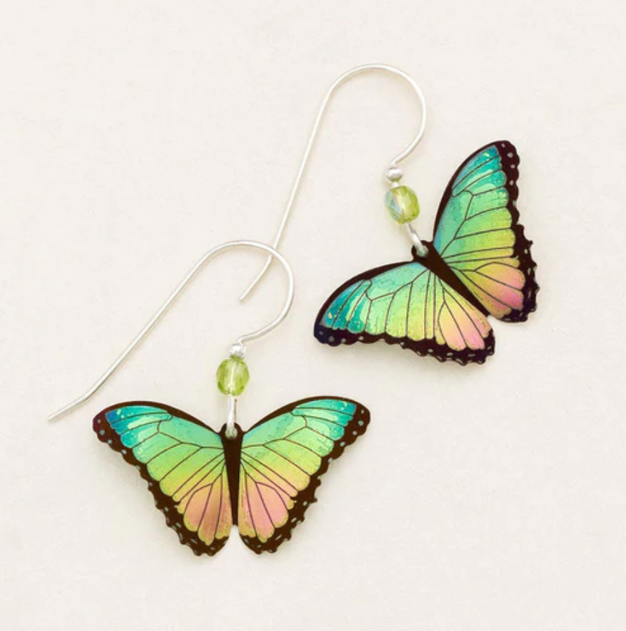Holly Yashi Island Green Bella Butterfly Earrings The Vault Jewelry Halifax