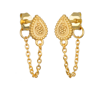 Satya Paisley Chain Earrings