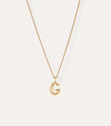 Jenny Bird Small Gold Monogram G Necklace