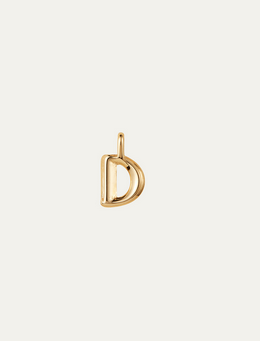 Jenny Bird Gold Monogram 'D' Pendant