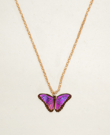 Holly Yashi Violet 'Bella Butterfly' Kids Necklace