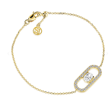 Sif Jakobs Gold Elisse Carezza Chain Bracelet