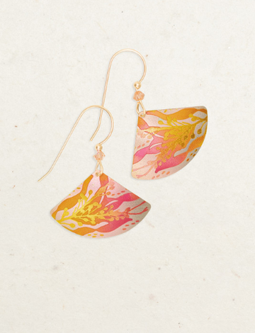 Holly Yashi Golden Coral 'Sea Meadow' Earrings