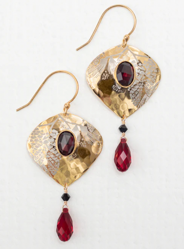 Holly Yashi Scarlet Estelle Earrings