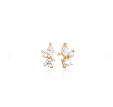 Sif Jakobs Gold Adria Tre Piccolo Studs