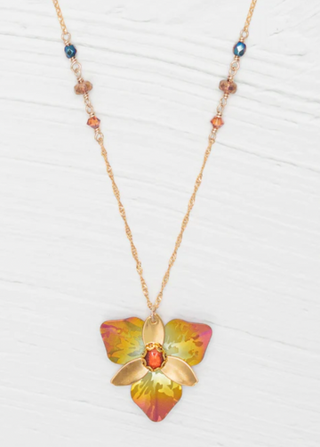 Holly Yashi Golden Mist Orla Pendant Necklace