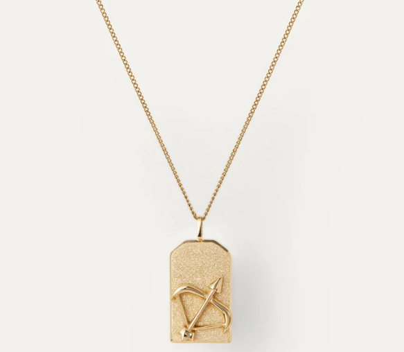 Jenny Bird Sagittarius Zodiac Necklace