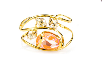 Andrea Marazinni Gold New Drop Peach Delite Joyful Bracelet