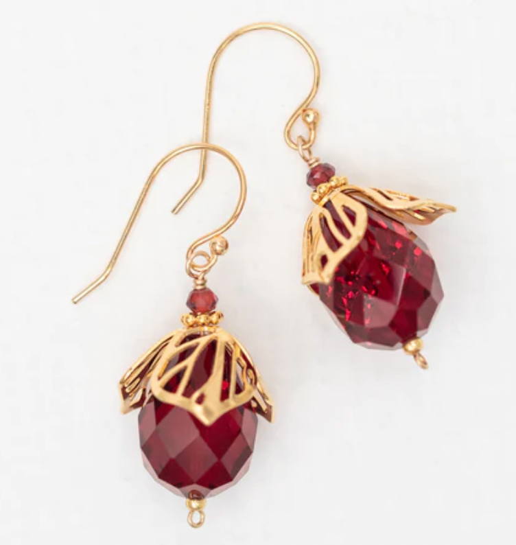 Holly Yashi Scarlet Emelia Earrings