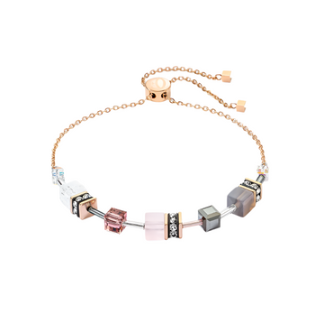 GeoCUBE® Iconic Chain Bracelet Cognac Rose