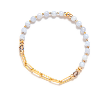 BeBlue Be Effortless Blue Lace Agate Bracelet