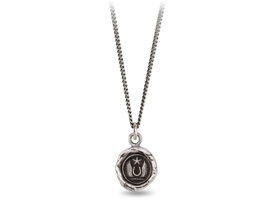 Pyrrha Sterling Luck and Protection Necklace