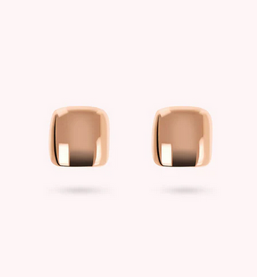 Bronzllure Square Huggie Earrings