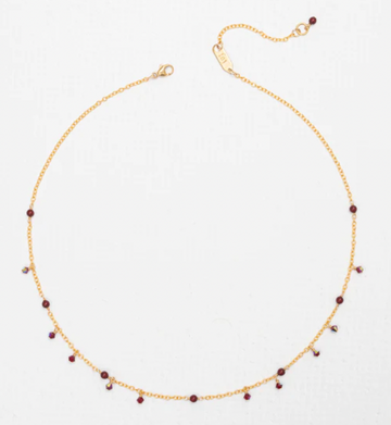 Holly Yashi Cranberry Cola Pearl Necklace