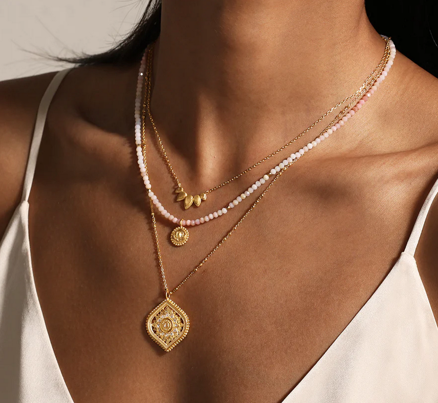 Satya 'Awaken Awareness' Lotus Necklace