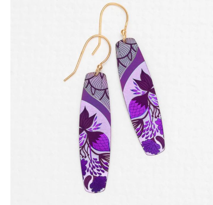 Holly Yashi Purple Malia Earrings