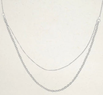 Holly Yashi Silver Marin Layered Necklace