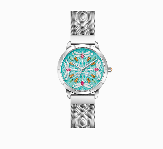 Thomas Sabo Silver And Turquoise Kaleidoscope Dragonfly Watch