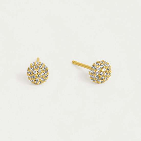Dean Davidson Petit Pave Mini Ball Studs