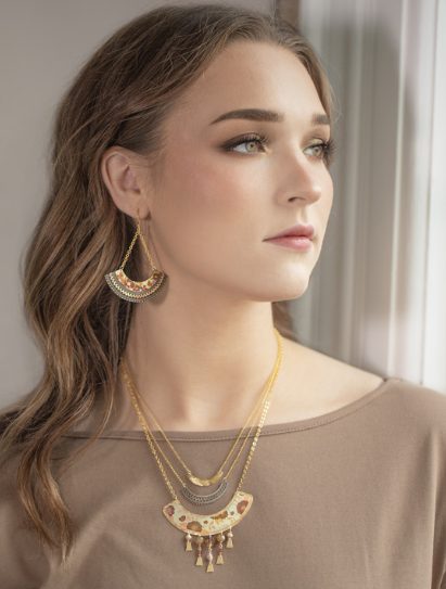 Holly Yashi Amber 'Leah Rose' Earrings