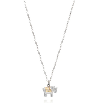 Anna Beck Two Tone Elephant Charity Necklace