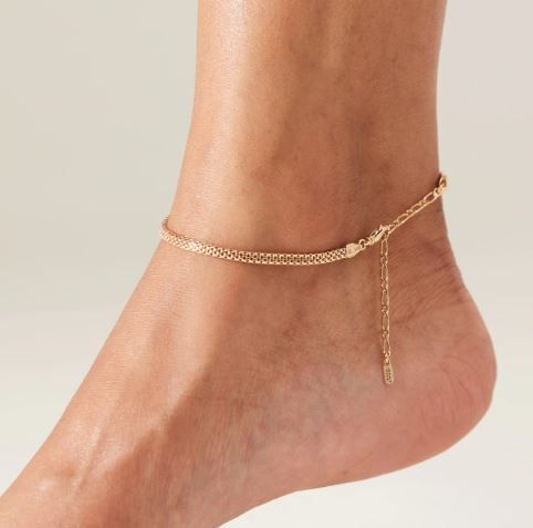 Jenny Bird Gold Maren Anklet