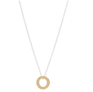 Anna Beck Two tone Circle of Life Charity Necklace