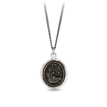 Pyrrha Silver Seads Of Success Talisman Necklace