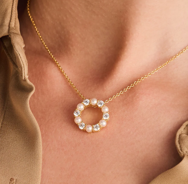 Sif Jakobs Gold 'Biella Pearla' Necklace